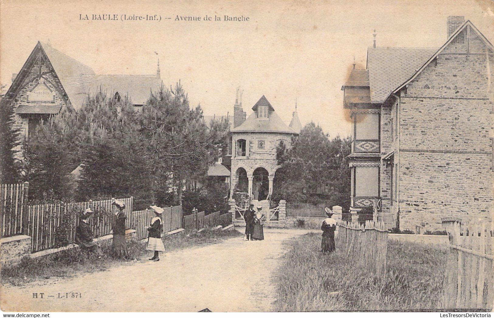 CPA La Baule - Avenue De La Banche - Animé - La Baule-Escoublac