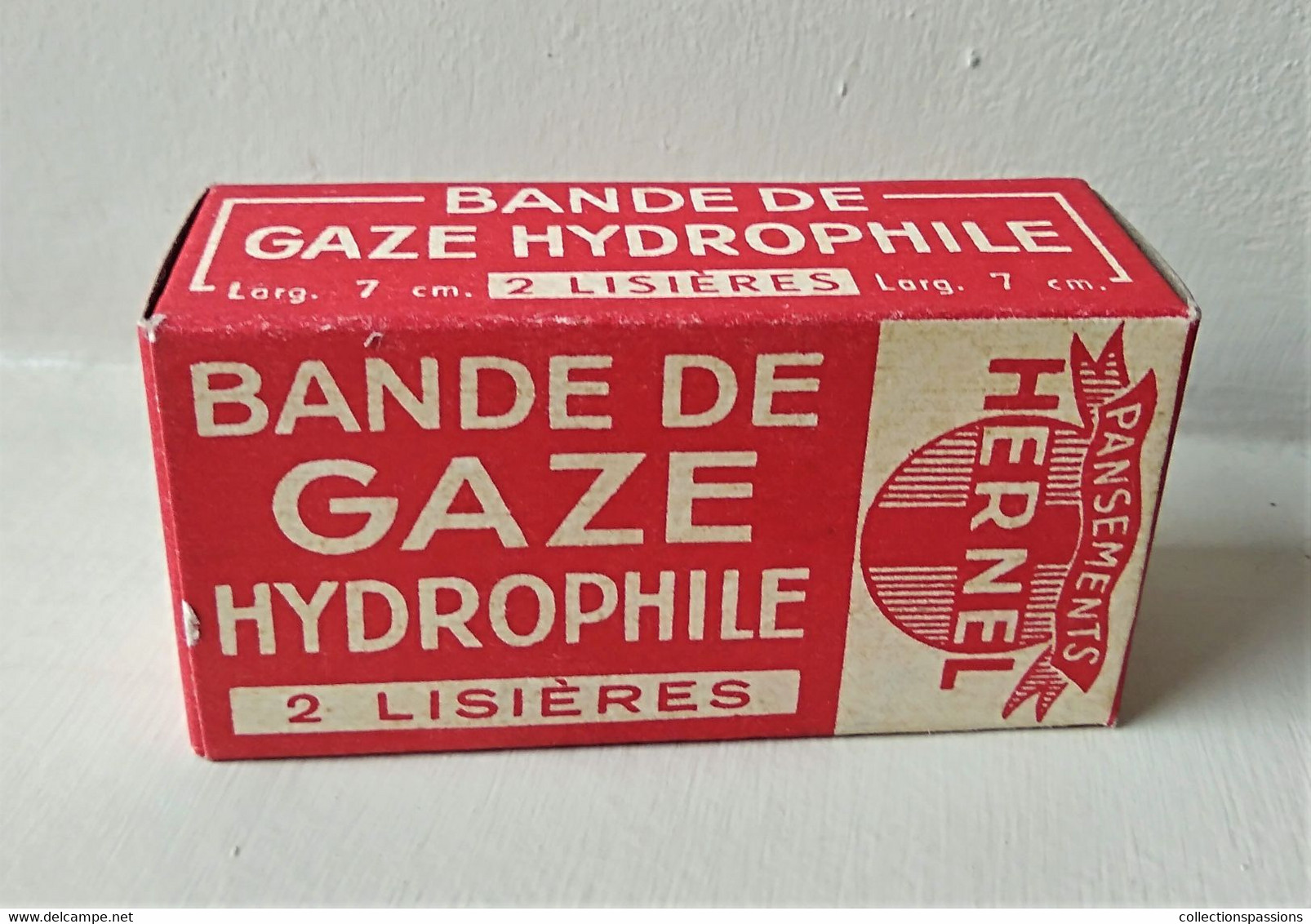 - Ancienne Boite En Carton - Bande De Gaze Hydrophile - Objet De Collection - Pharmacie - - Medisch En Tandheelkundig Materiaal