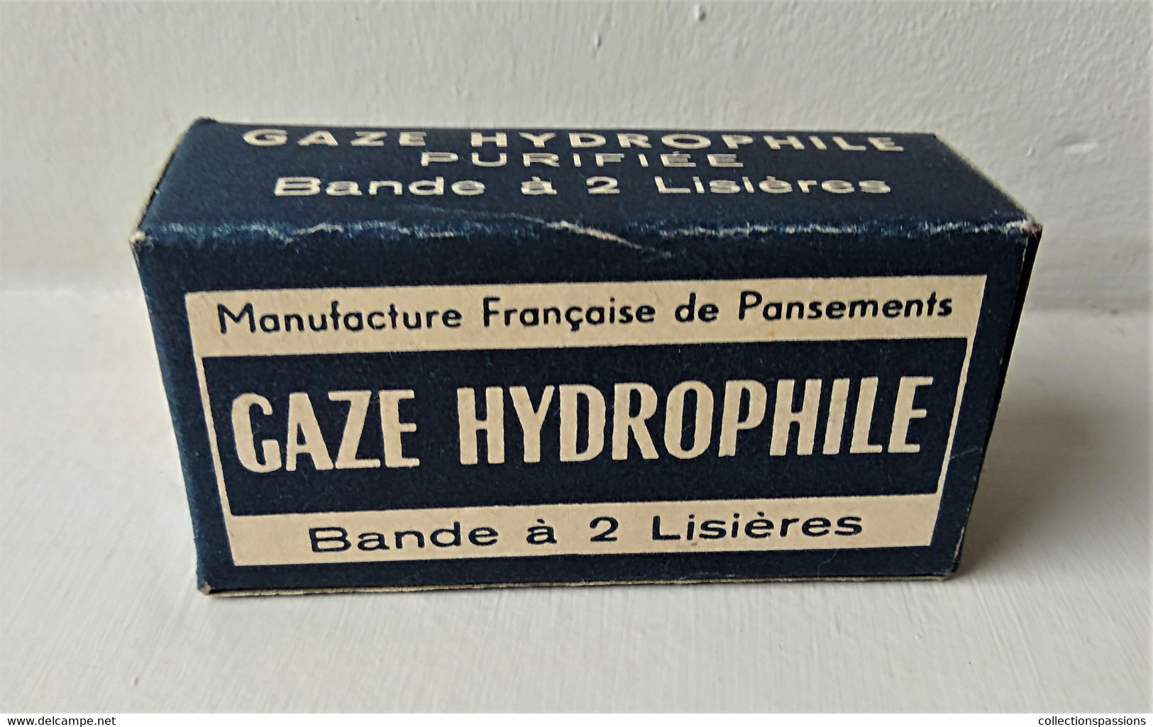 - Ancienne Boite En Carton - Bande De Gaze Hydrophile - Objet De Collection - Pharmacie - - Matériel Médical & Dentaire