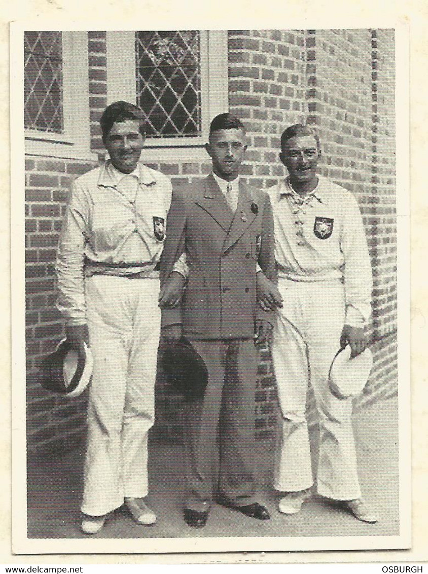 GERMANY. 1936. SMALL PHOTO CARD. OLYMPICS. SAILING. BISCHOFF, RAGCHELLAND & WEISS. BILD 110 – CREMER. - Apparel, Souvenirs & Other