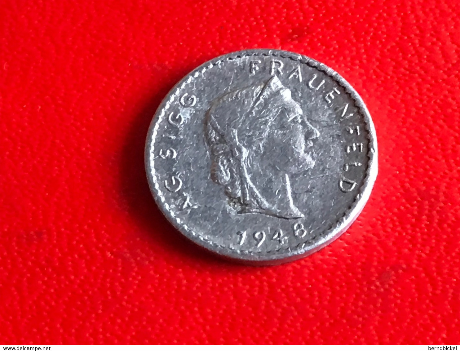 AG Sigg Frauenfeld Schweiz 1948 " 10 " - Monete Allungate (penny Souvenirs)
