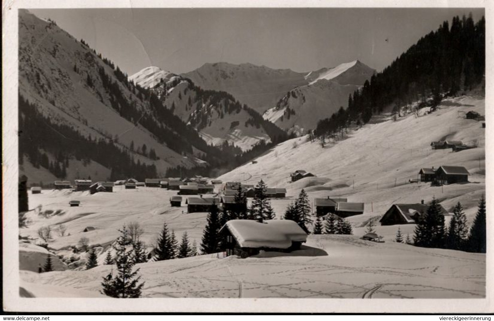 ! Ansichtskarte 1938 Bödmen, Mittelberg, Vorarlberg - Kleinwalsertal