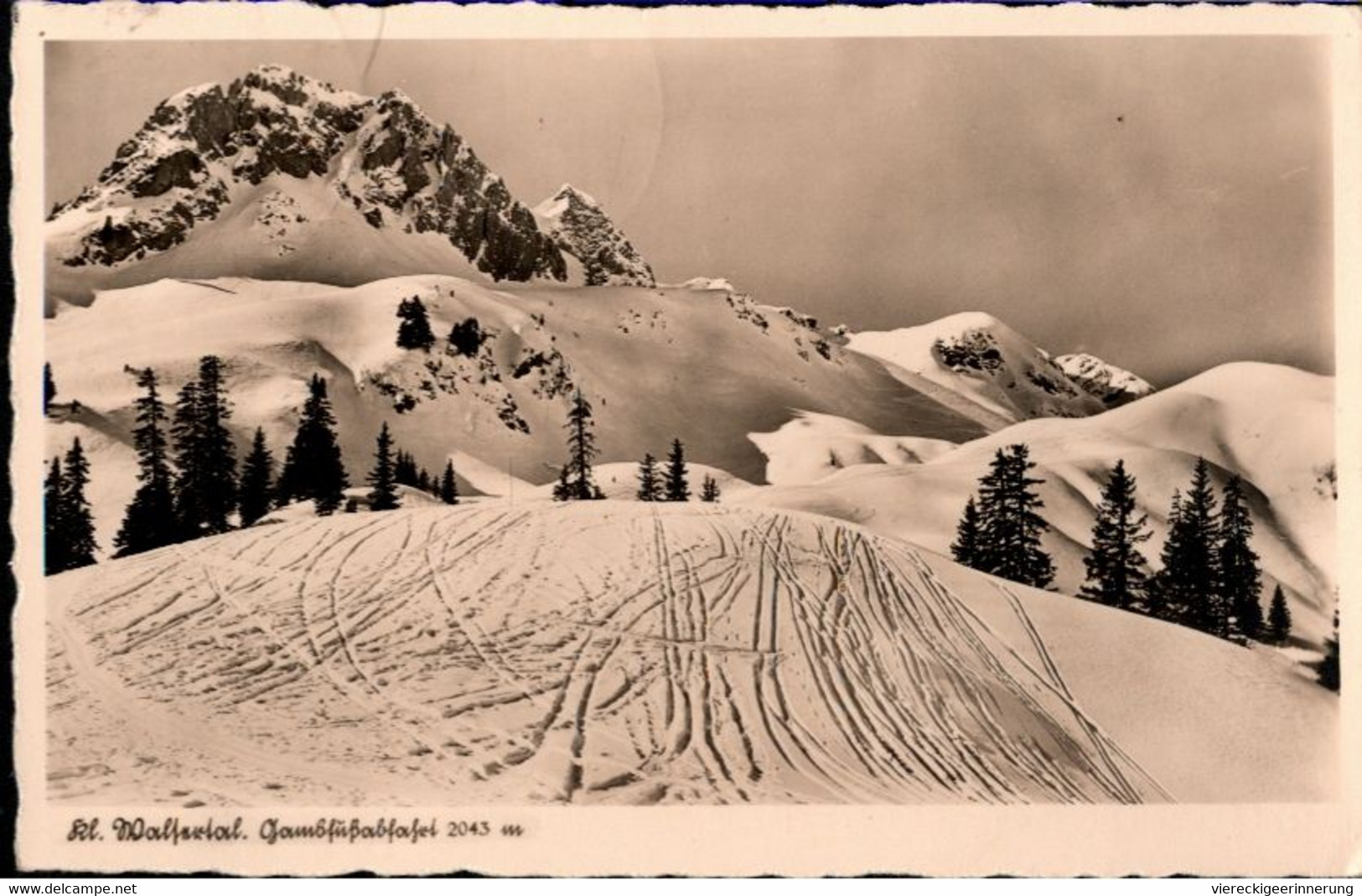 ! Ansichtskarte 1939 Baad Bei Mittelberg, Kleinwalsertal, Vorarlberg - Kleinwalsertal