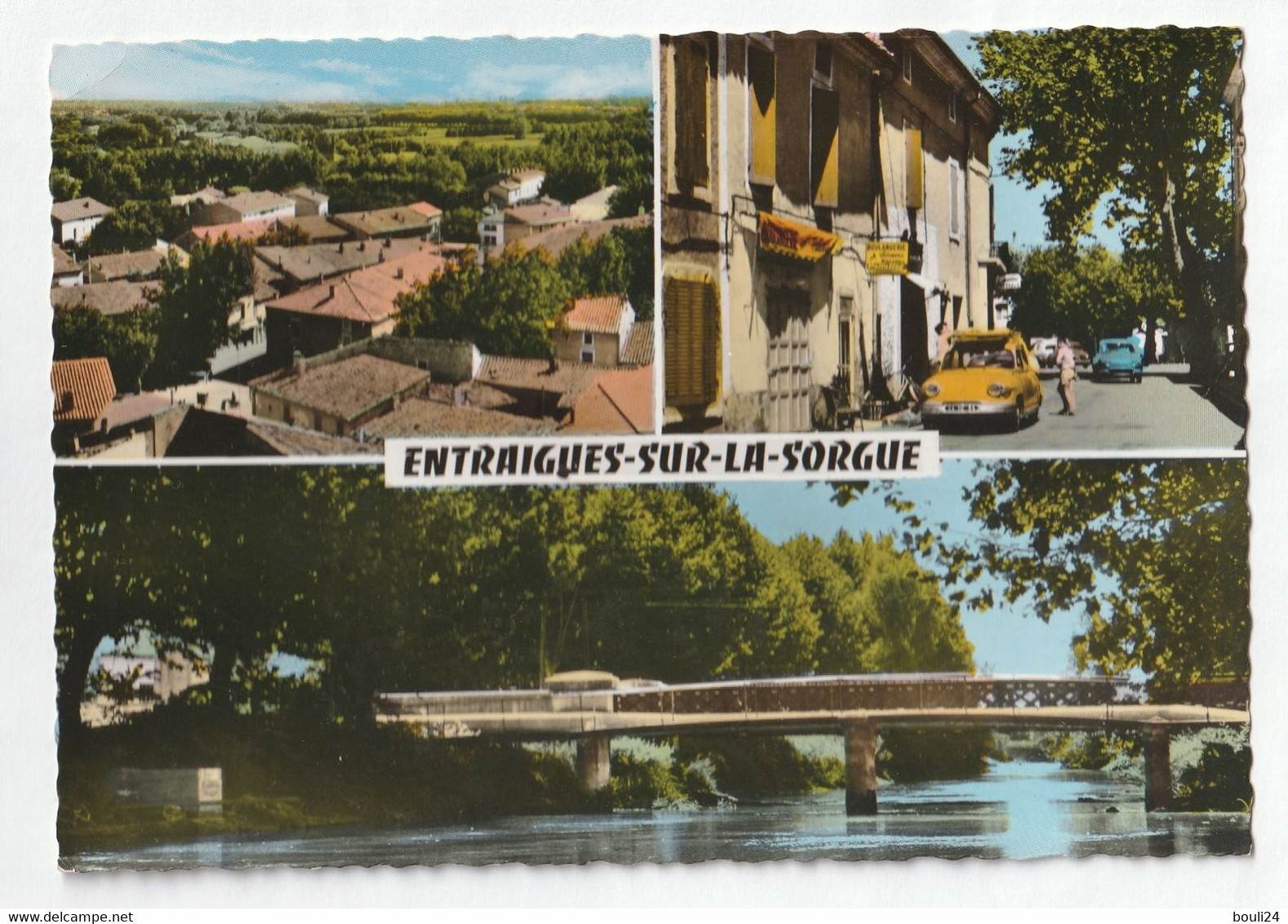 ENTRAIGUES SUR LA SORGUE  RUE DE L'HOTEL DE VILLE   LA PASSERELLE - Entraigue Sur Sorgue