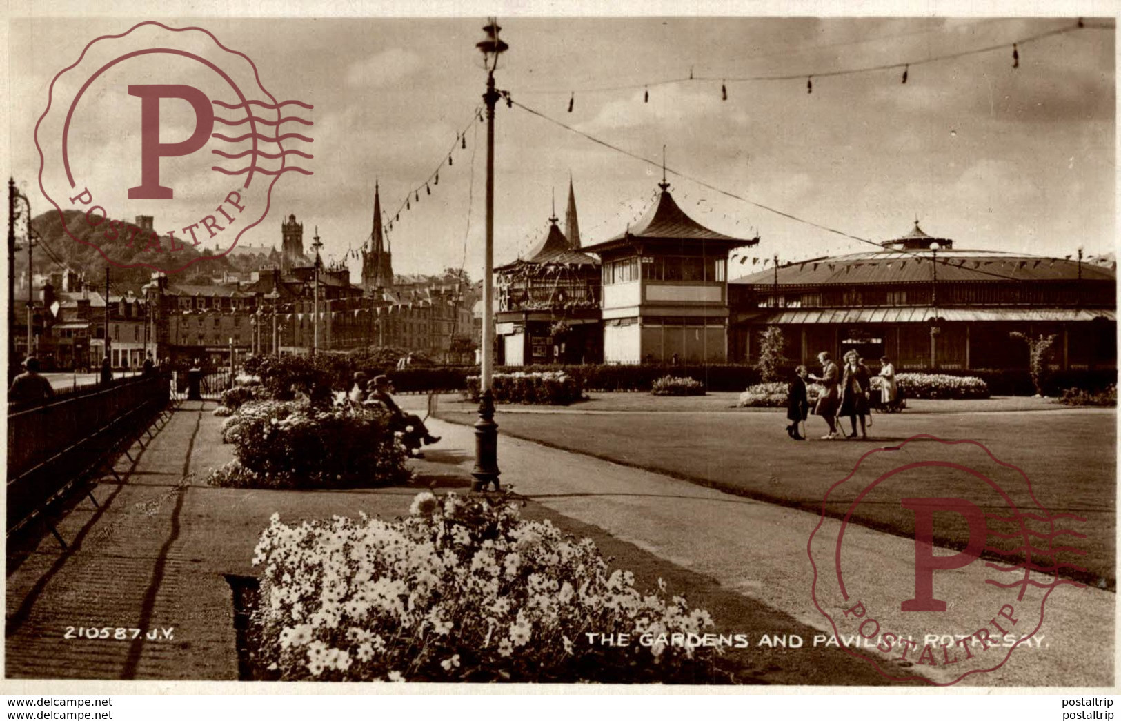 RPPC THE GARDENS AND PAVILION ROTHESAY - Bute