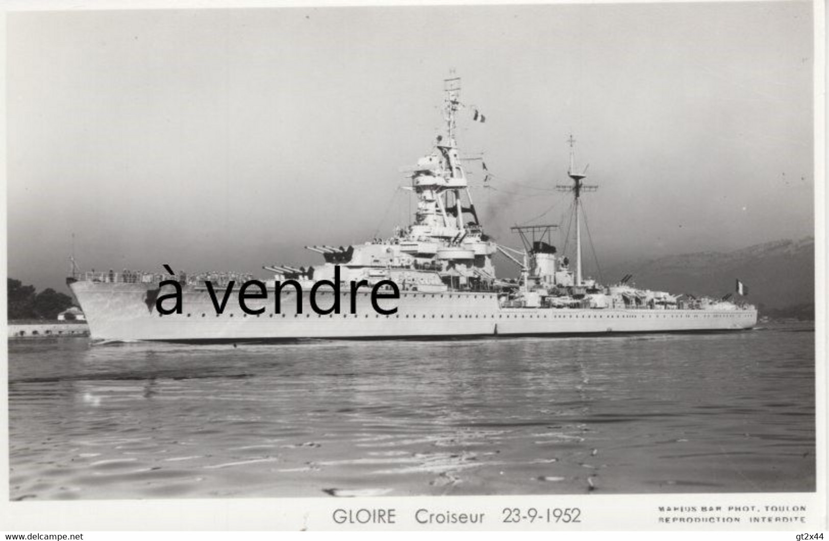 GLOIRE, Croiseur, 23-9-1952 - Warships