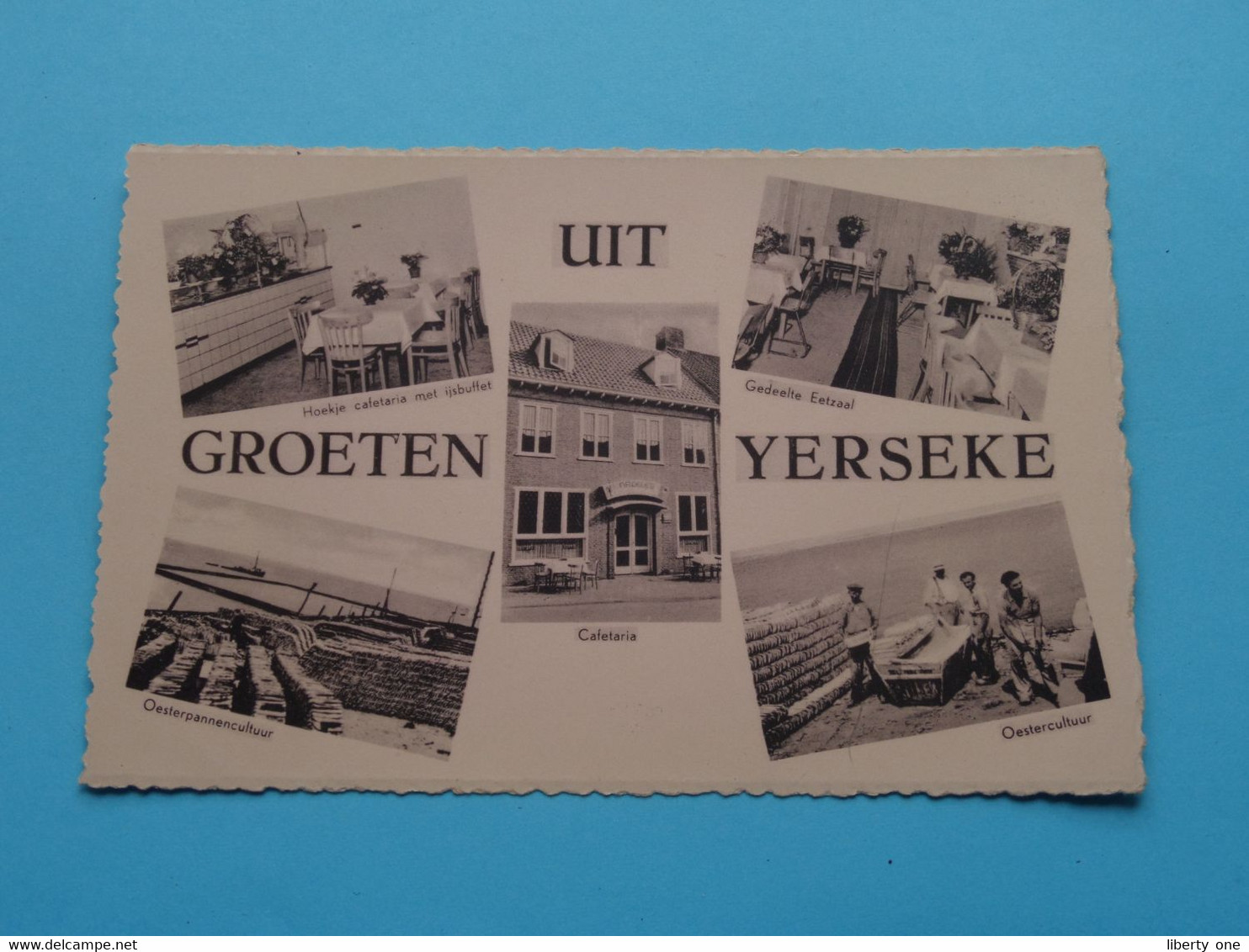 Groeten Uit YERSEKE ( Uitg. N.P. Oele Cafetaria Kerkplein 6 ) Anno 19?? ( Voir Scan ) ! - Yerseke