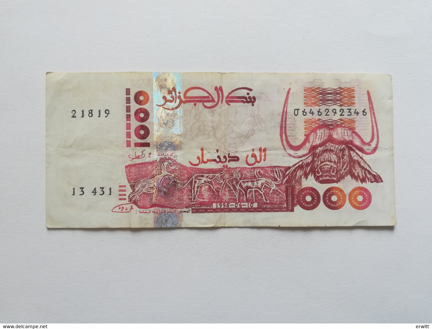 ALGERIA 1000 DINARS 1998 - Argelia