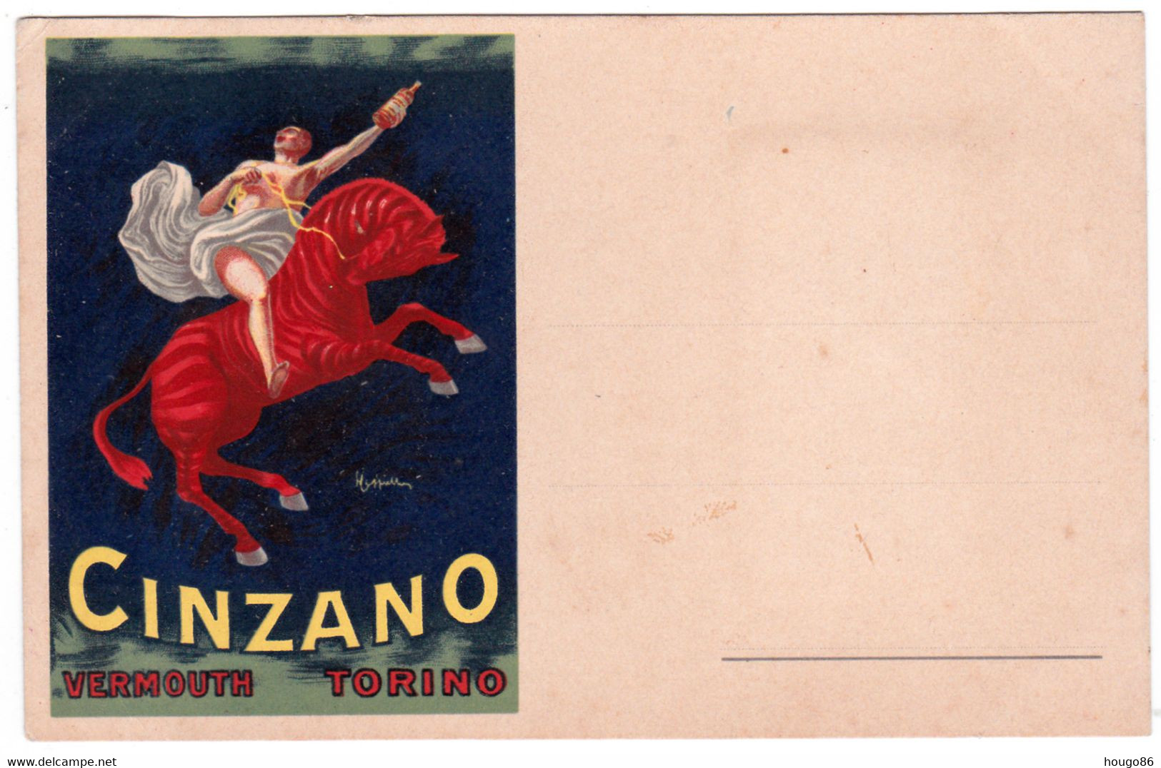 Cinzano, Illustrateur Capiello - Publicidad