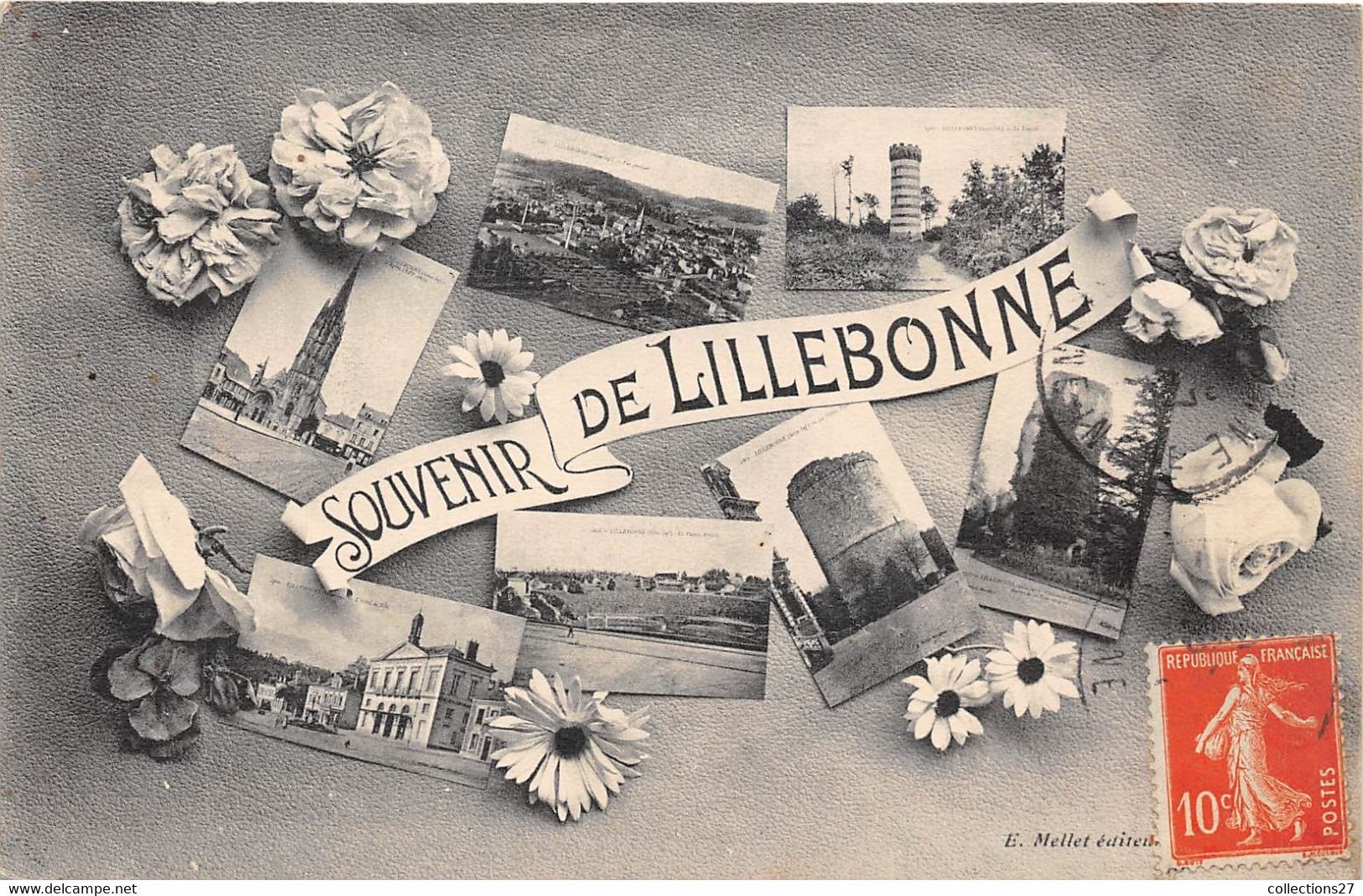 76-LILLEBONNE- SOUVENIR DE LILLEBONNE MULTIVUES - Lillebonne