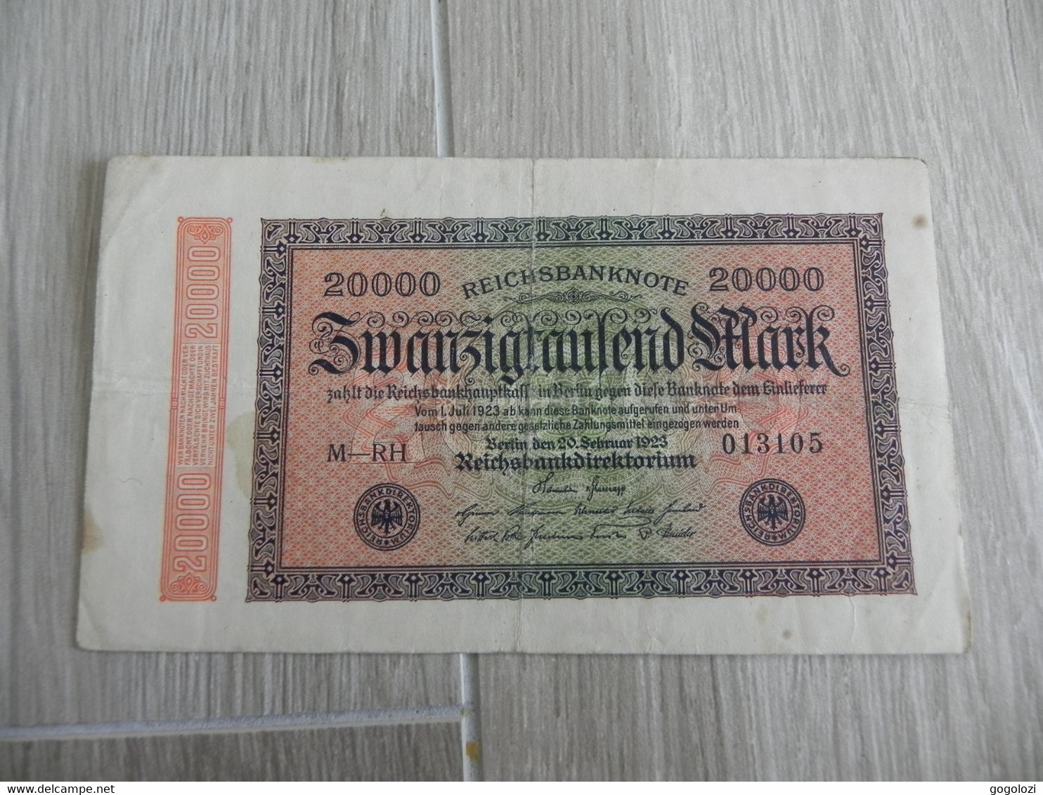 Deutschland Germany 20'000 Mark 1923 - 20.000 Mark