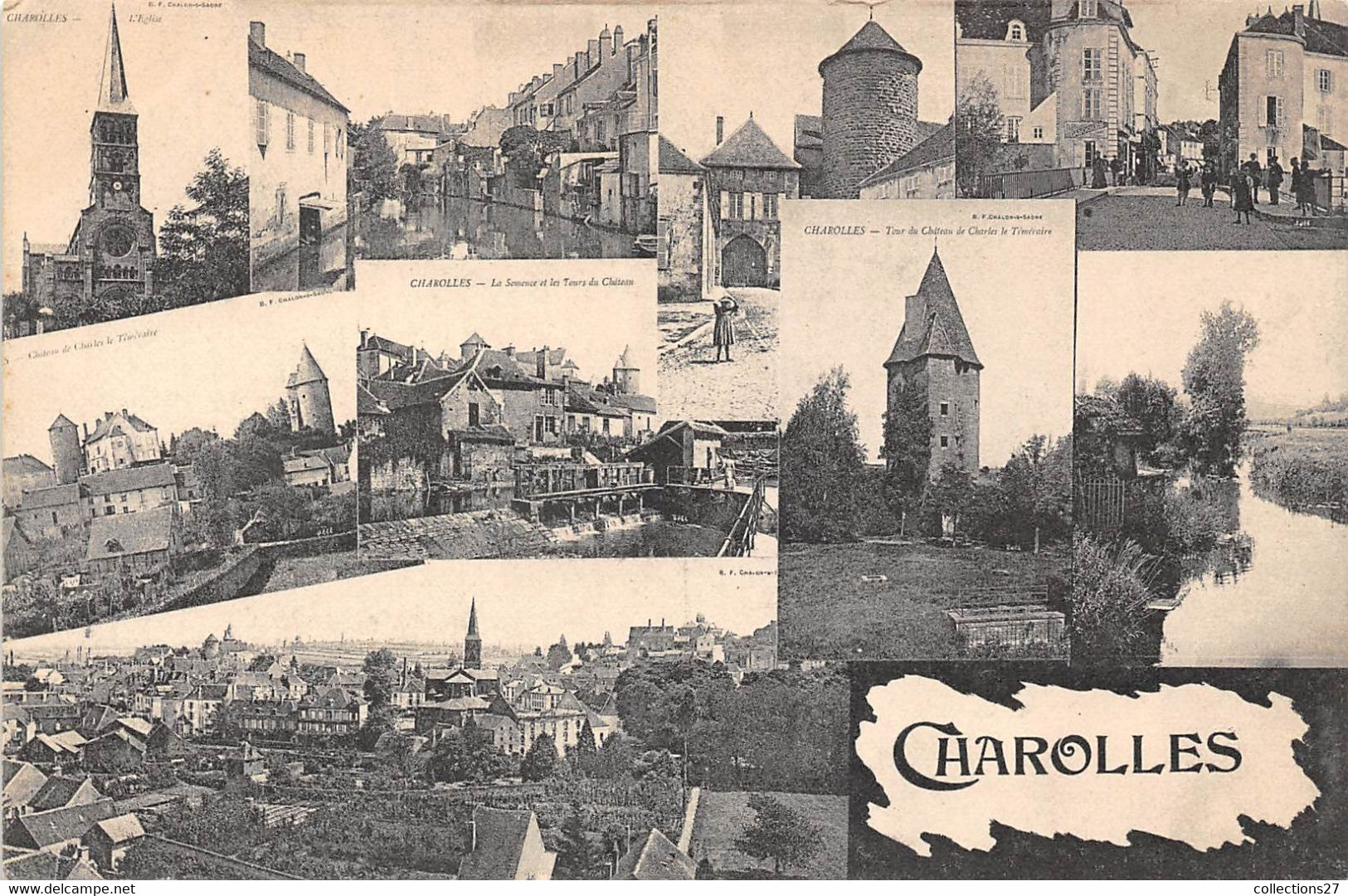 71-CHAROLLES- MULTIVUES - Charolles