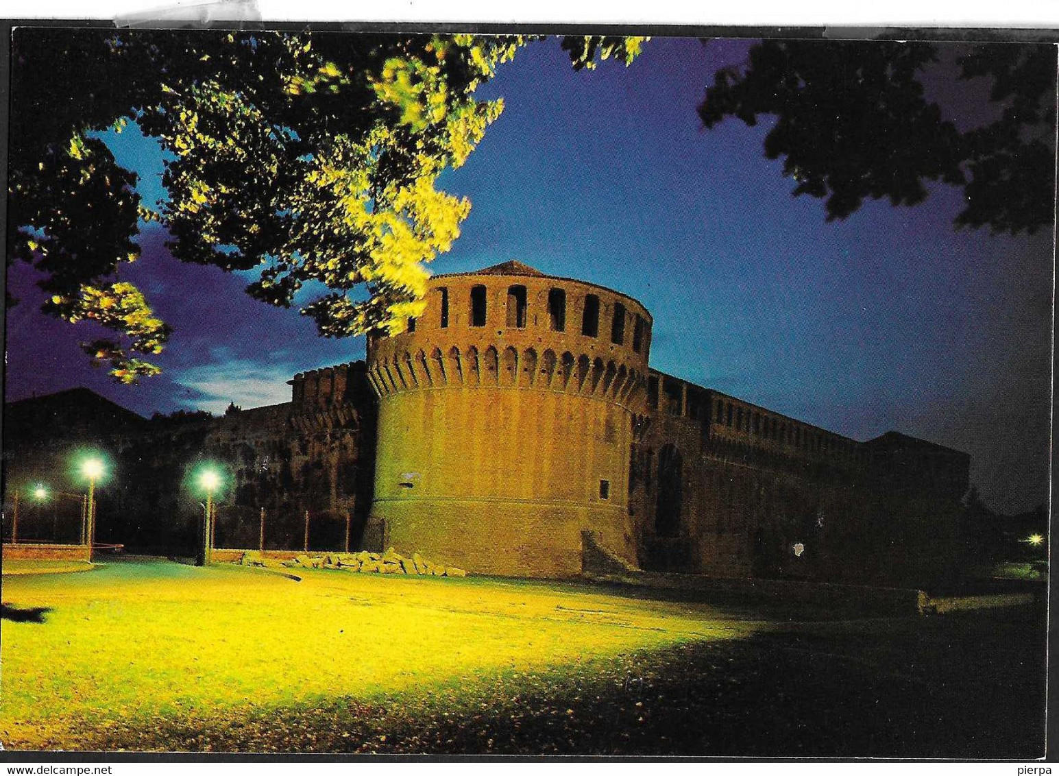 EMILIA ROMAGNA - IMOLA - ROCCA SFORZESCA - NOTTURNO  - NON VIAGGIATA - Imola