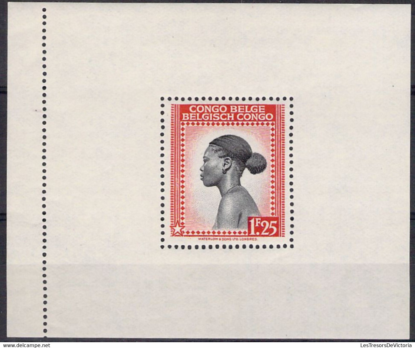 Congo Belge - 1943 - COB BL9 ** MNH - Cote 170 COB 2022 - 1923-44: Mint/hinged