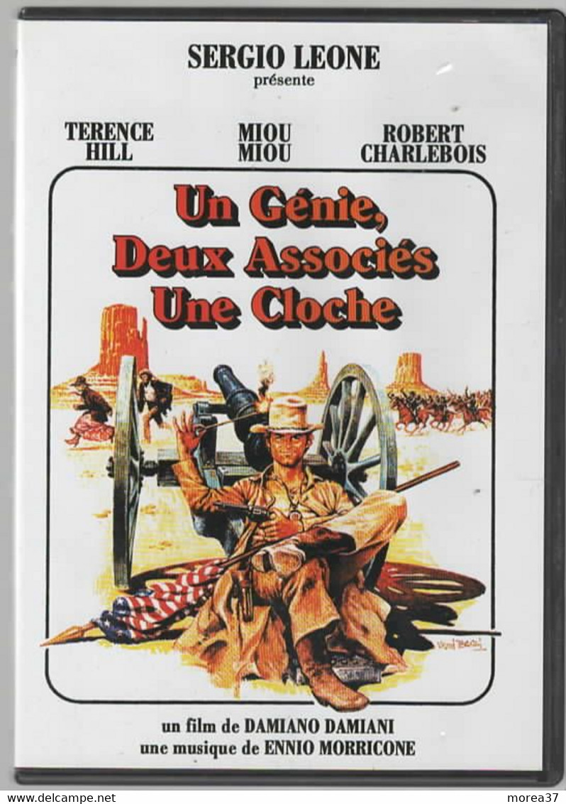 UN GENIE, DEUX ASSOCIES UNE CLOCHE   Avec Terence HILL Et MIOU MIOU  Film De SERGIO LEONE    C2 - Western