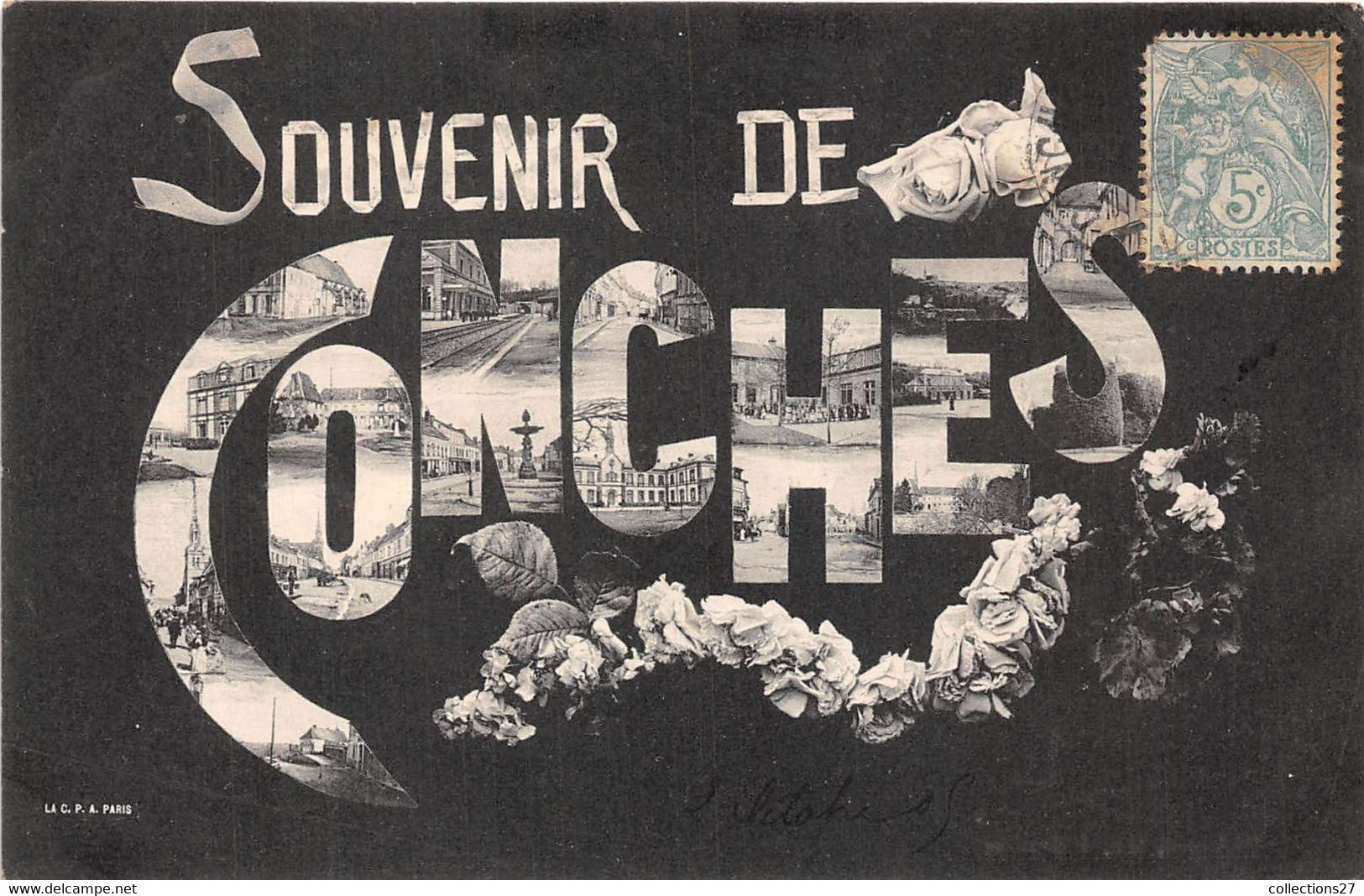 27-CONCHES- SOUVENIR DE CONCHES MULTIVUES - Conches-en-Ouche