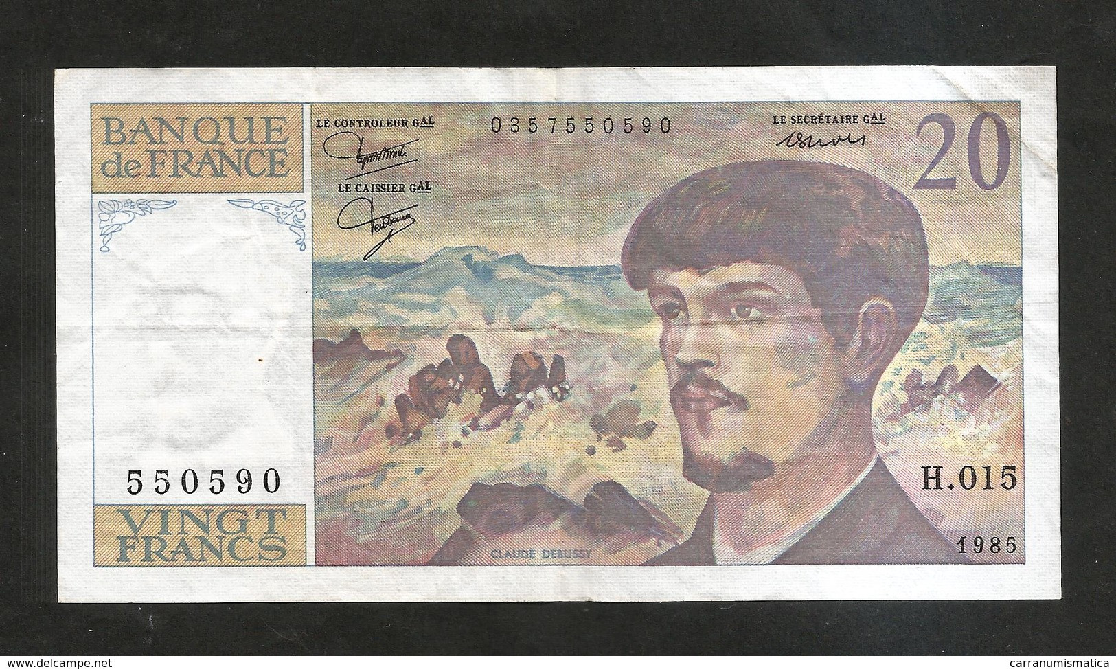 FRANCE - BANQUE De FRANCE - 20 Francs DEBUSSY (1985) - 20 F 1980-1997 ''Debussy''