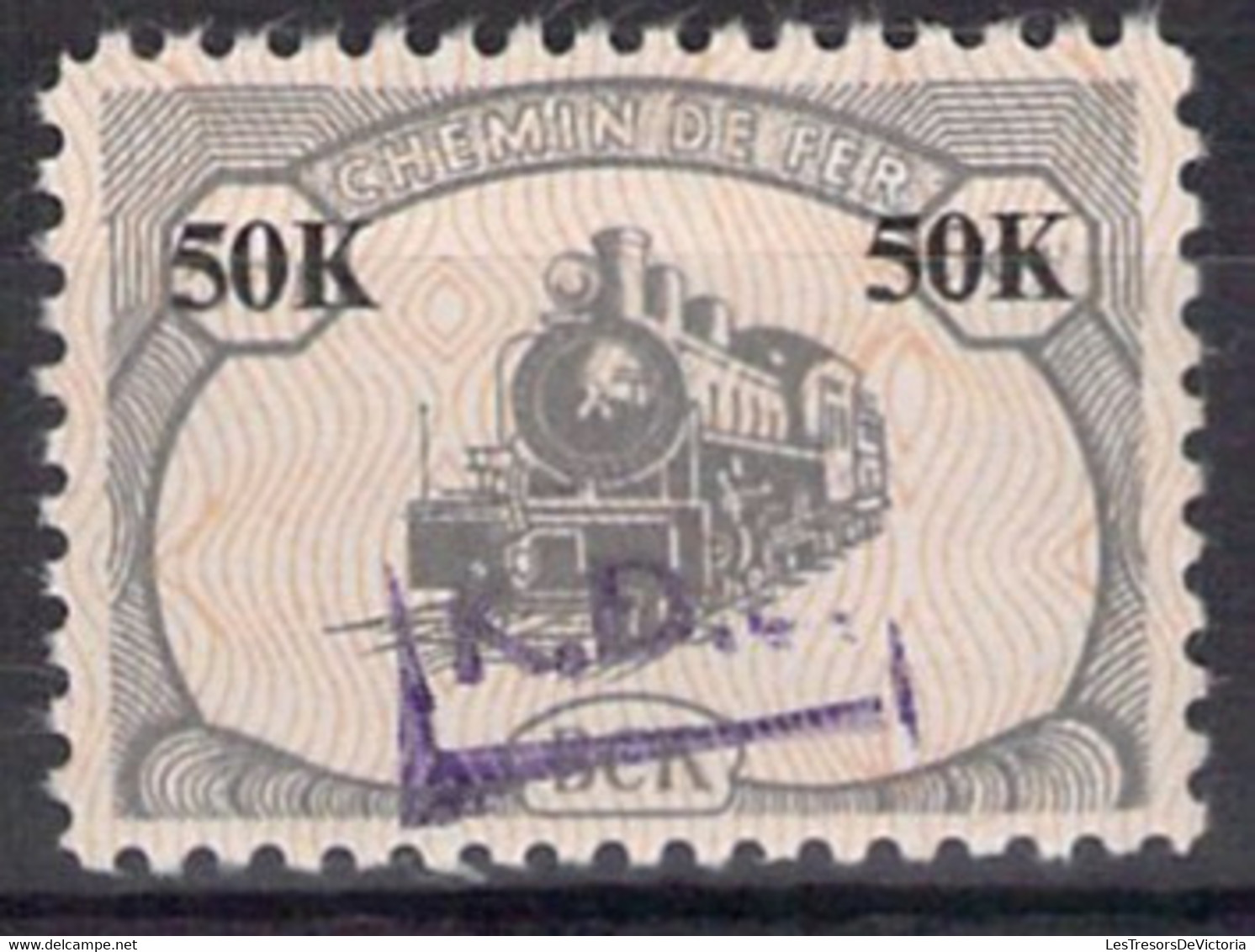 Congo Belge - 1967 - COB CP42 ** MNH - 50K Gris Colis Postaux-  Cote )) COB 2022 - RARE - Mint/hinged