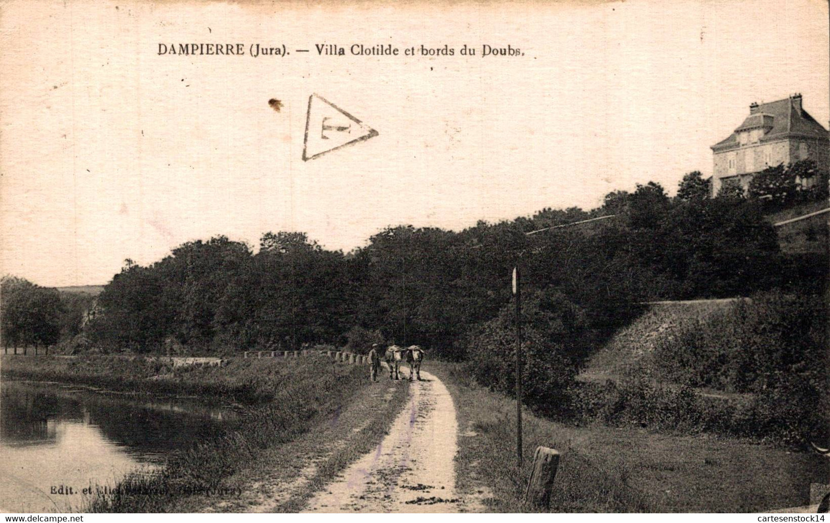 N°28408 Z -cpa Dampierre -villa Clotilde Et Bords Du Doubs- - Dampierre