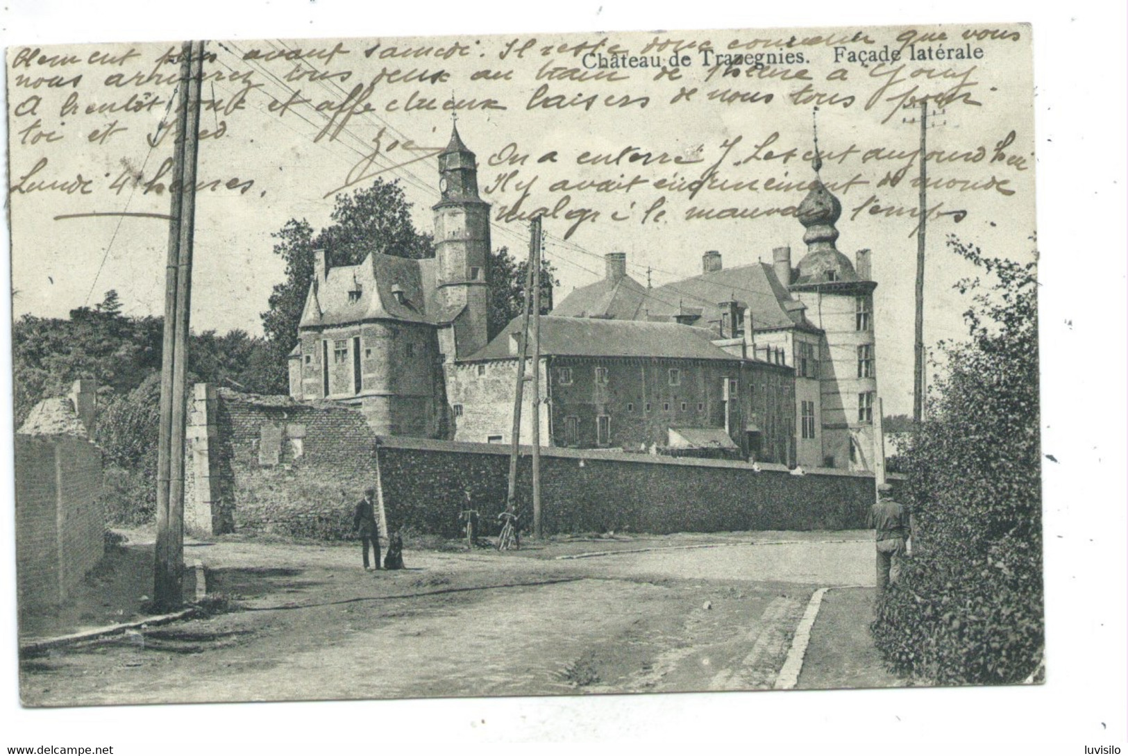 Château De Trazegnies Façade Latérale - Courcelles