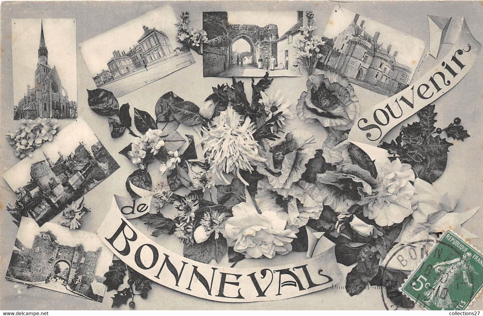 28-BONNEVAL- SOUVENIR DE BONNEVAL MULTIVUES - Bonneval