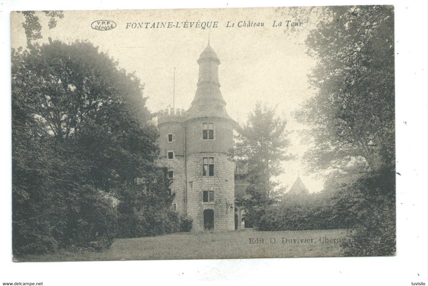 Fontaine L'Evêque Château Tour - Fontaine-l'Eveque