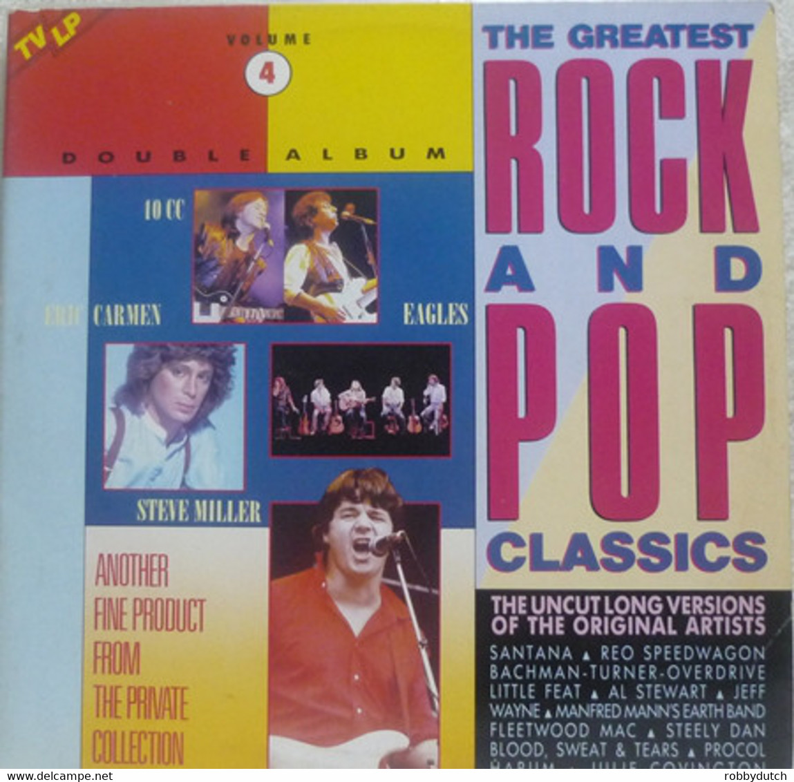 * 2LP *  THE GREATEST ROCK AND POP CLASSICS Vol. 4 (The Uncut Long Versions!!) - Compilations