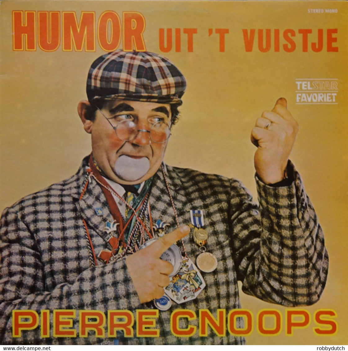 * LP *  PIERRE CNOOPS - HUMOR UIT 'T VUISTJE  (Holland 1973) - Cómica