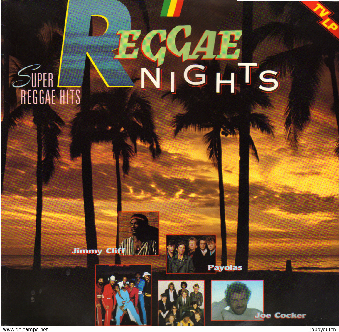 * LP *  REGGAE NIGHTS - JIMMY CLIFF / JOE COCKER / UB40 / RITA MARLEY / KOOL & THE GANG A.o. - Reggae