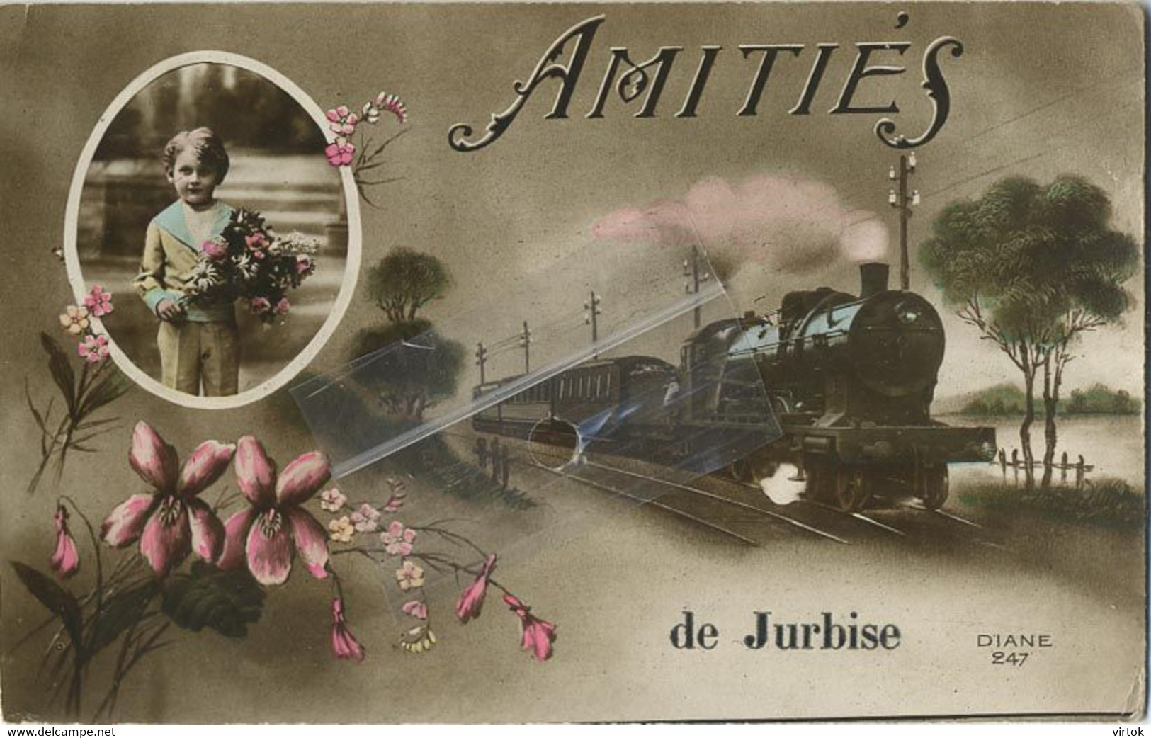 Jurbise :  Amitiés  (  Train ) - Jurbise