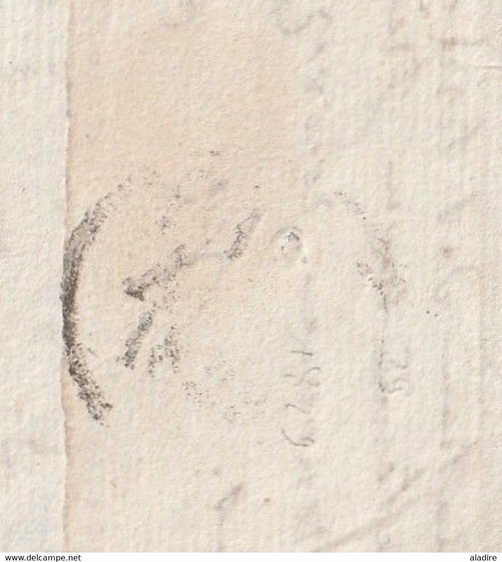 1829 - Marque postale 21 TREGUIER sur Lettre pliée avec correspondance vers MORLAIX - dateurs en départ & arrivée