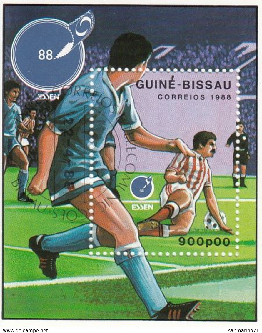 GUINEA BISSAU Block 272,used,football - Gebruikt