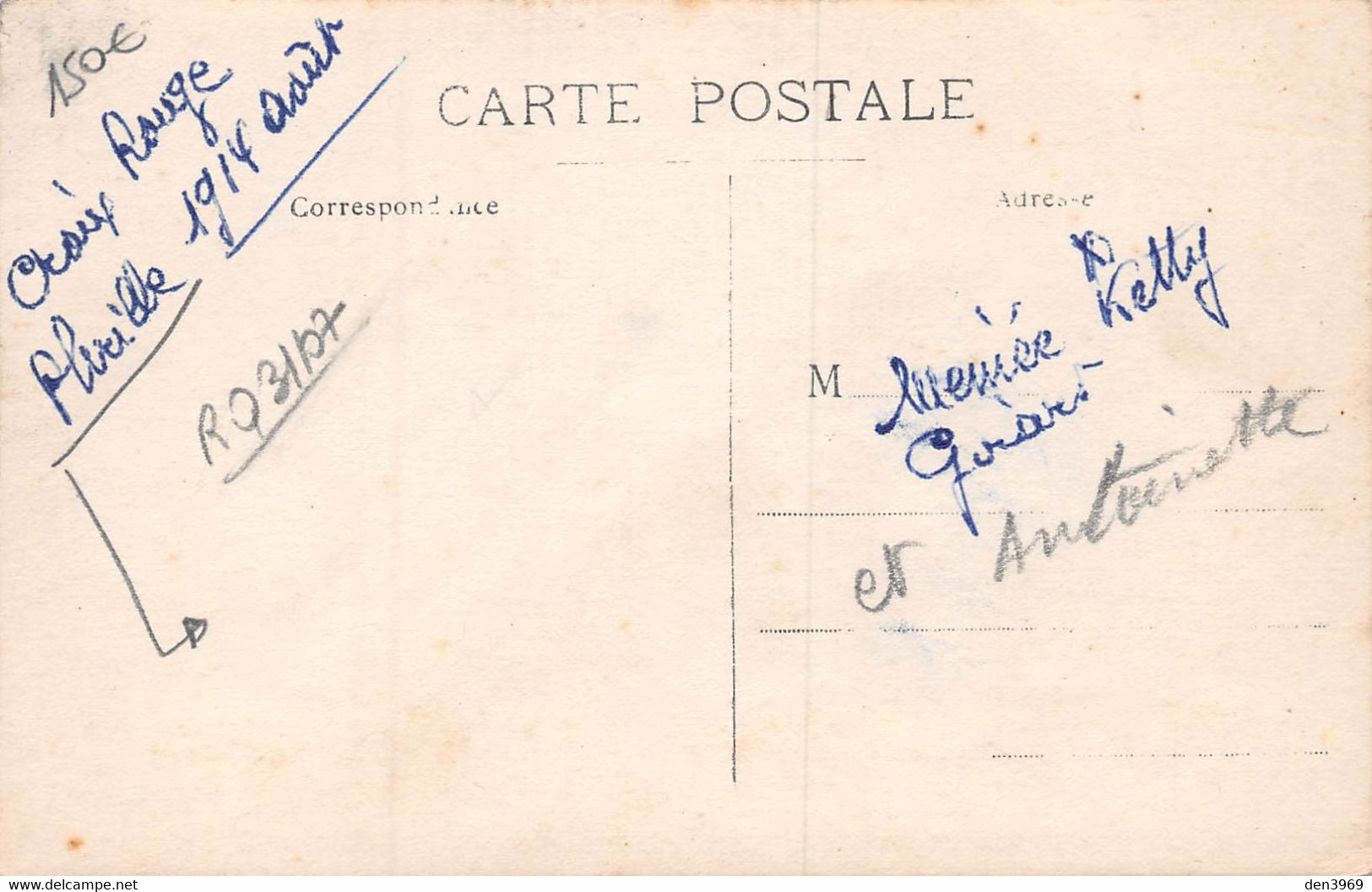 Carte-Photo Non Située - CROIX-ROUGE, Août 1914 - Couturières, Machines à Coudre - Carte-Photo - Pleuville-Moliens !!?? - Croix-Rouge