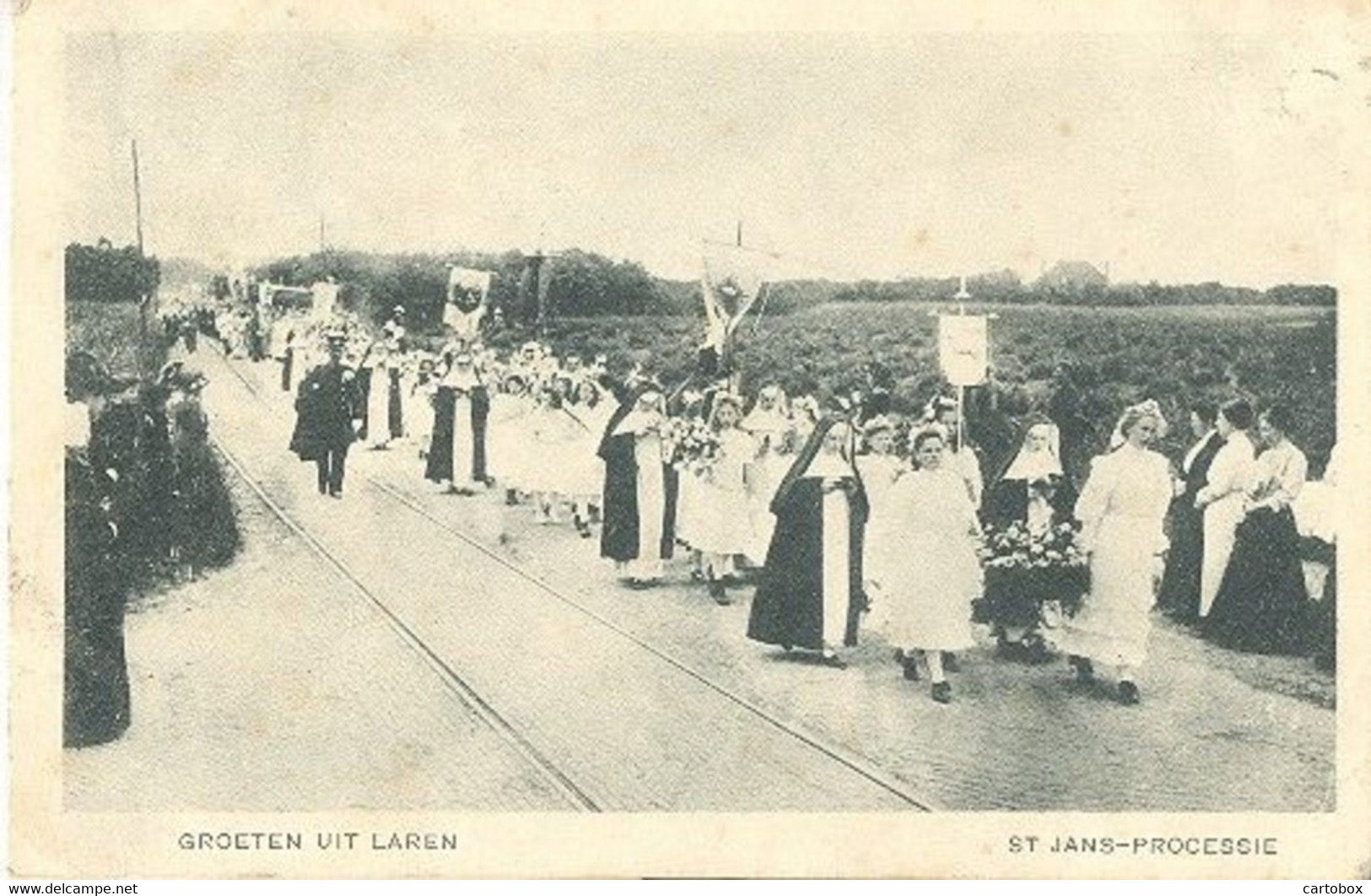 Laren (NH), St. Jans - Processie  /  Groeten Uit Laren - Laren (NH)