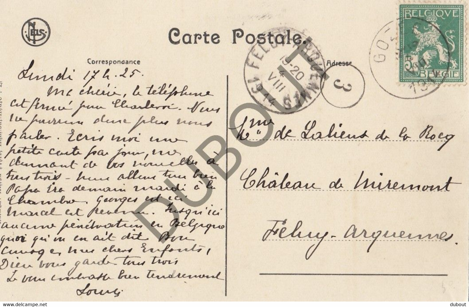 Postkaart-Carte Postale - MARBAIX-LA-TOUR - Château De La Pasture Et Les étangs (C2027) - Ham-sur-Heure-Nalinnes