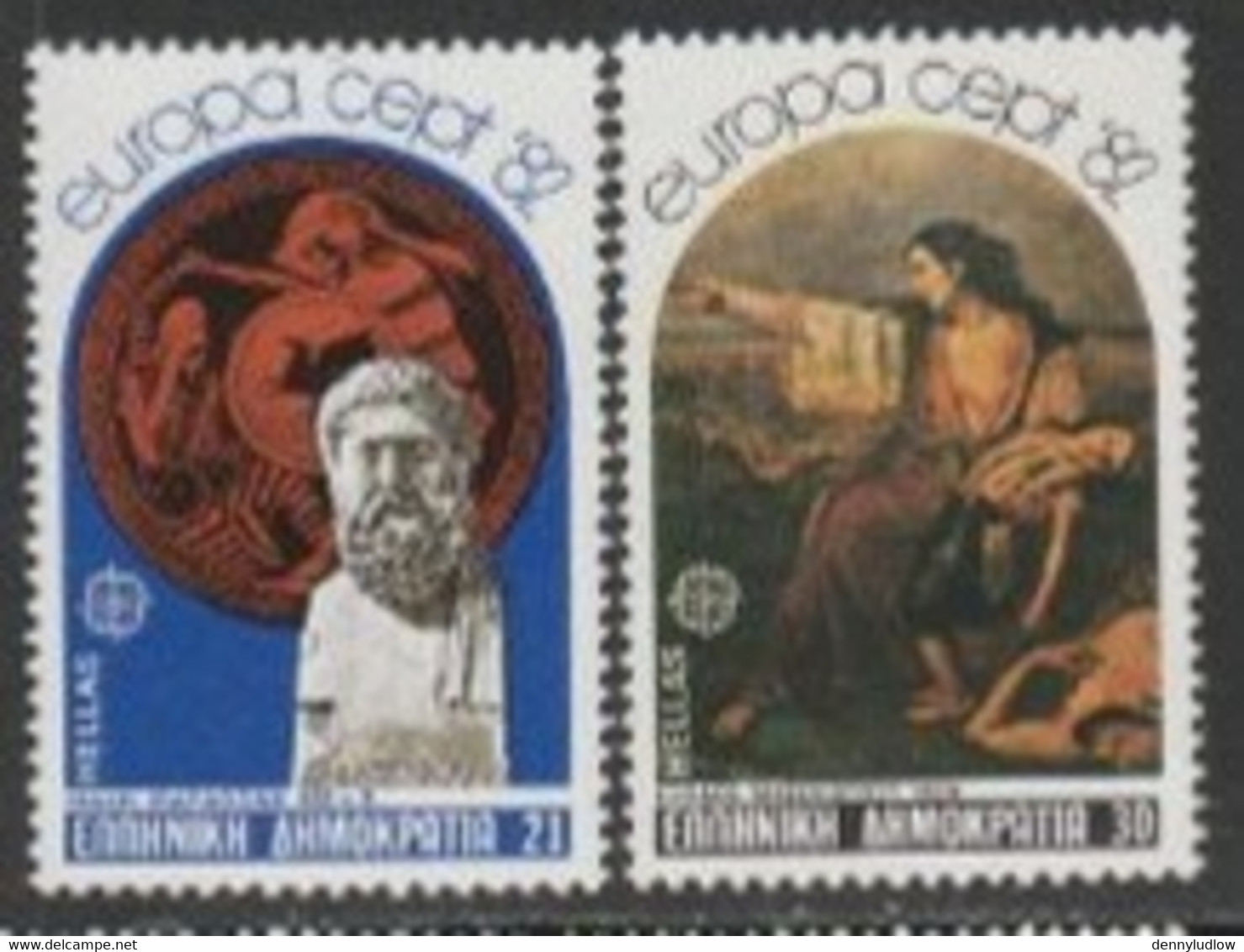 Greece    1982  Sc#1422-3   Europa Set   MNH   2016 Scott  Value $6 - Unused Stamps