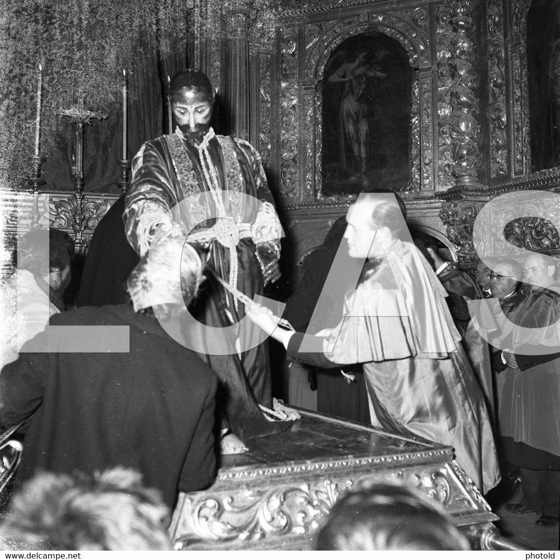 1958 SENHOR DOS PASSOS MOSTEIRO JERONIMOS LISBOA PORTUGAL 60mm NEGATIVES SET NOT PHOTO FOTO LCAS244 - Non Classés