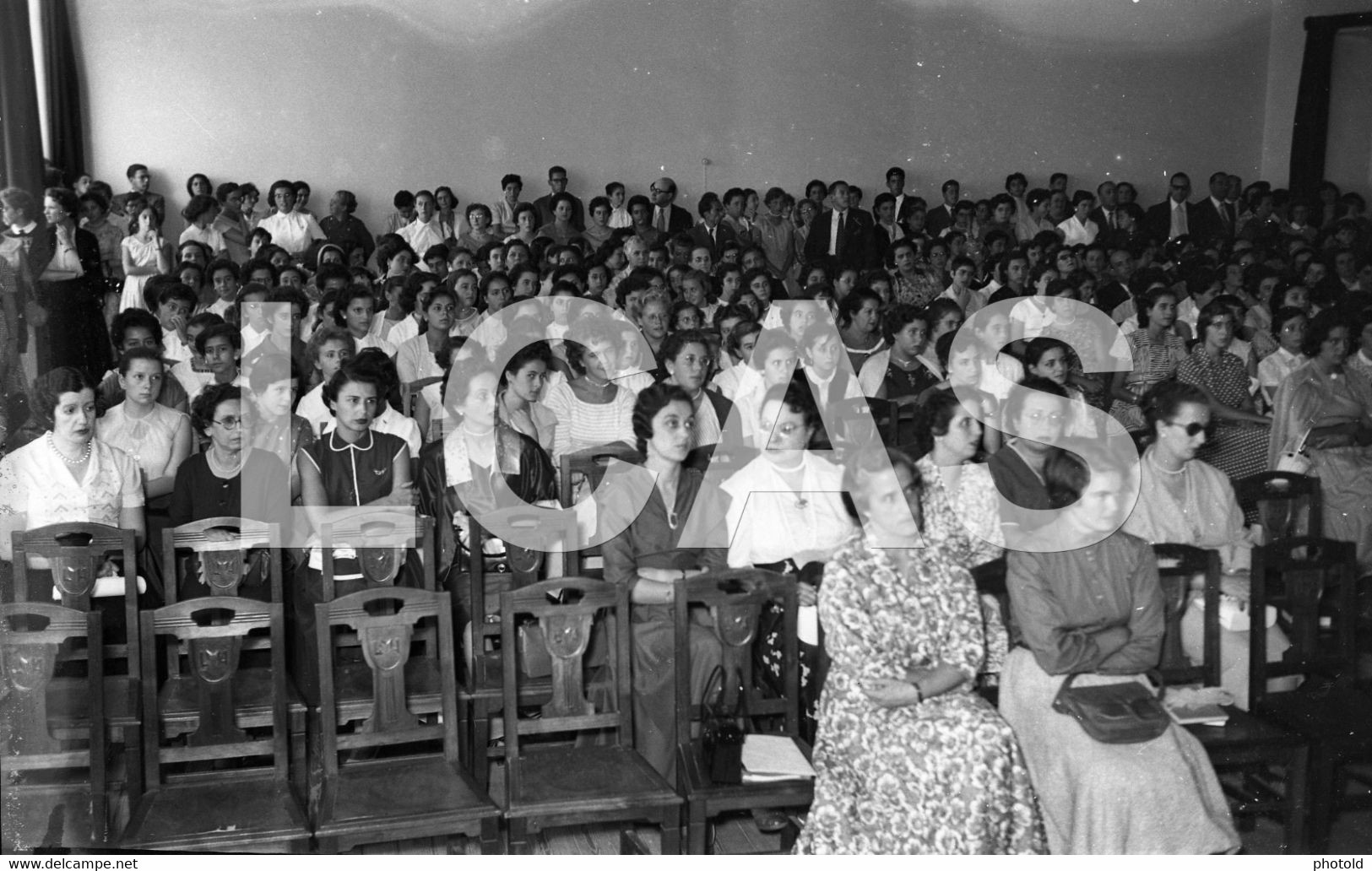 1956 ALUNAS LICEU MARIA AMALIA LISBOA PORTUGAL 60mm NEGATIVES SET NOT PHOTO FOTO LCAS245 - Non Classés