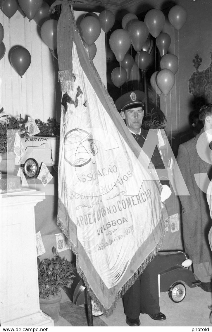 1953 FESTA ASSOCIAÇAO COMERCIO LISBOA PORTUGAL 90mm NEGATIVES SET NOT PHOTO FOTO LCAS247 PEDAL CAR