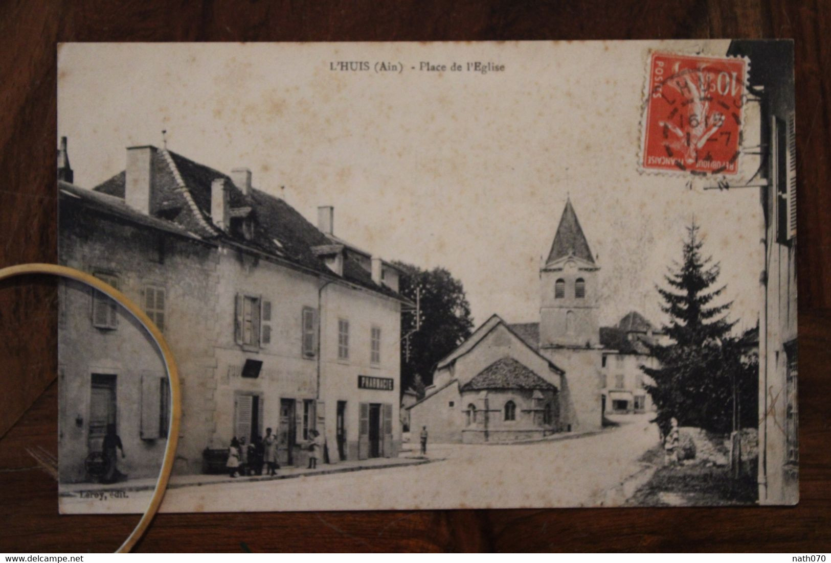 CPA Ak 1910's L'Huis Place De L'Eglise Voyagée Animée - Ohne Zuordnung