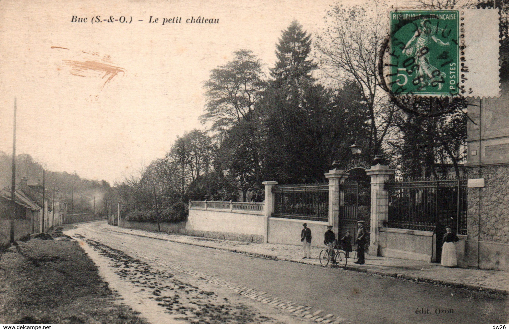 Bac-Aviation (Seine Et Oise) Le Petit Château - Héliotypie A. Bourdier - Carte Animée - Buc