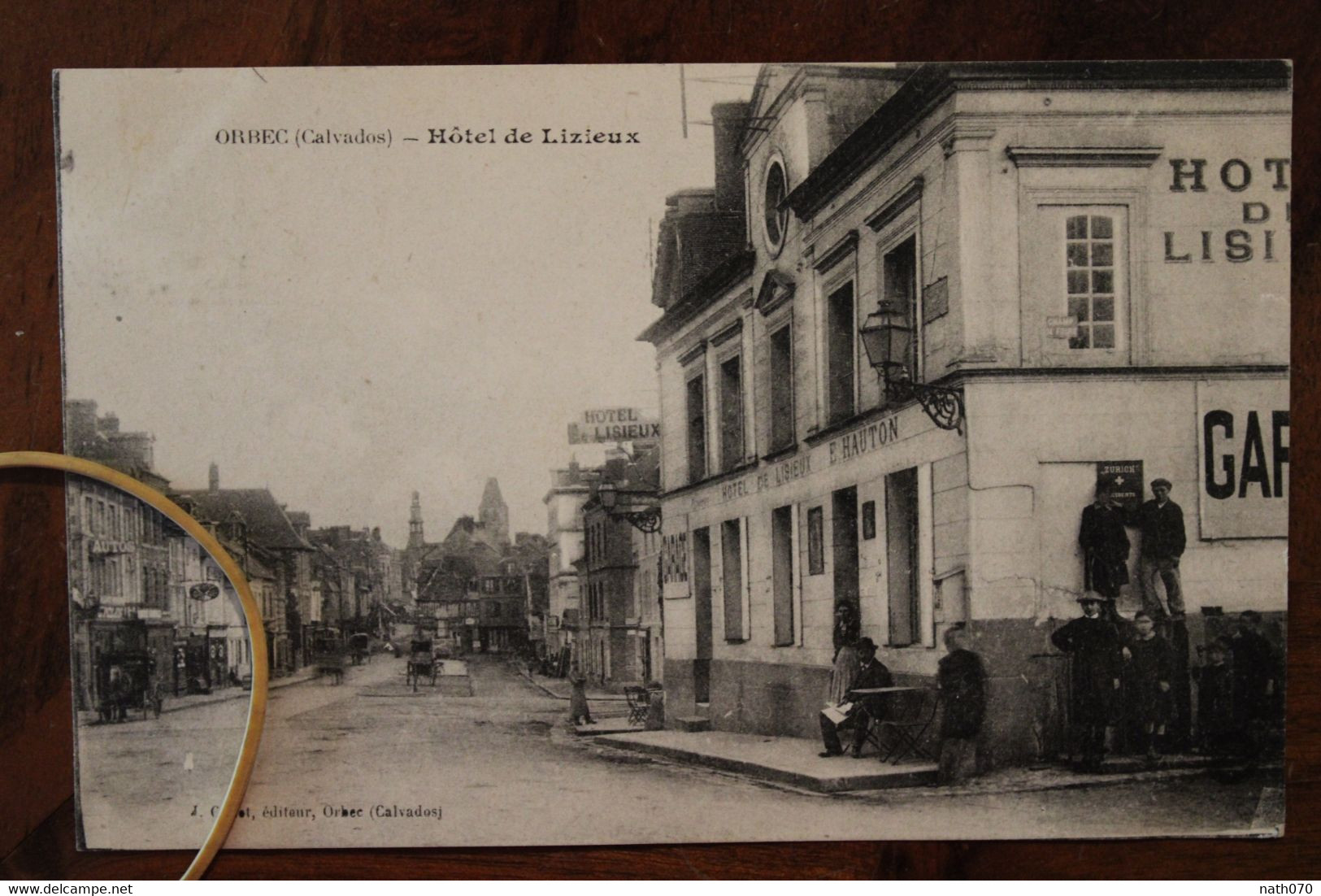 CPA Ak 1910's Orbec Hôtel De Lizieux Voyagée Animée - Orbec