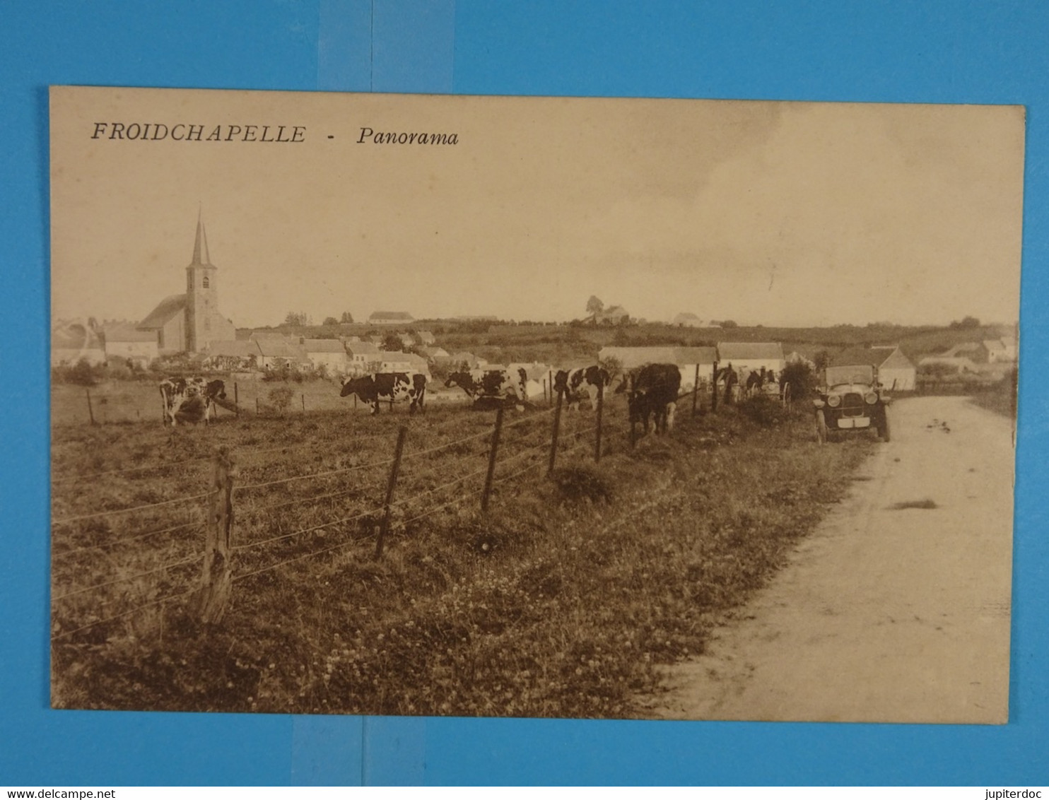 Froidchapelle Panorama (automobile Et Vaches) - Froidchapelle