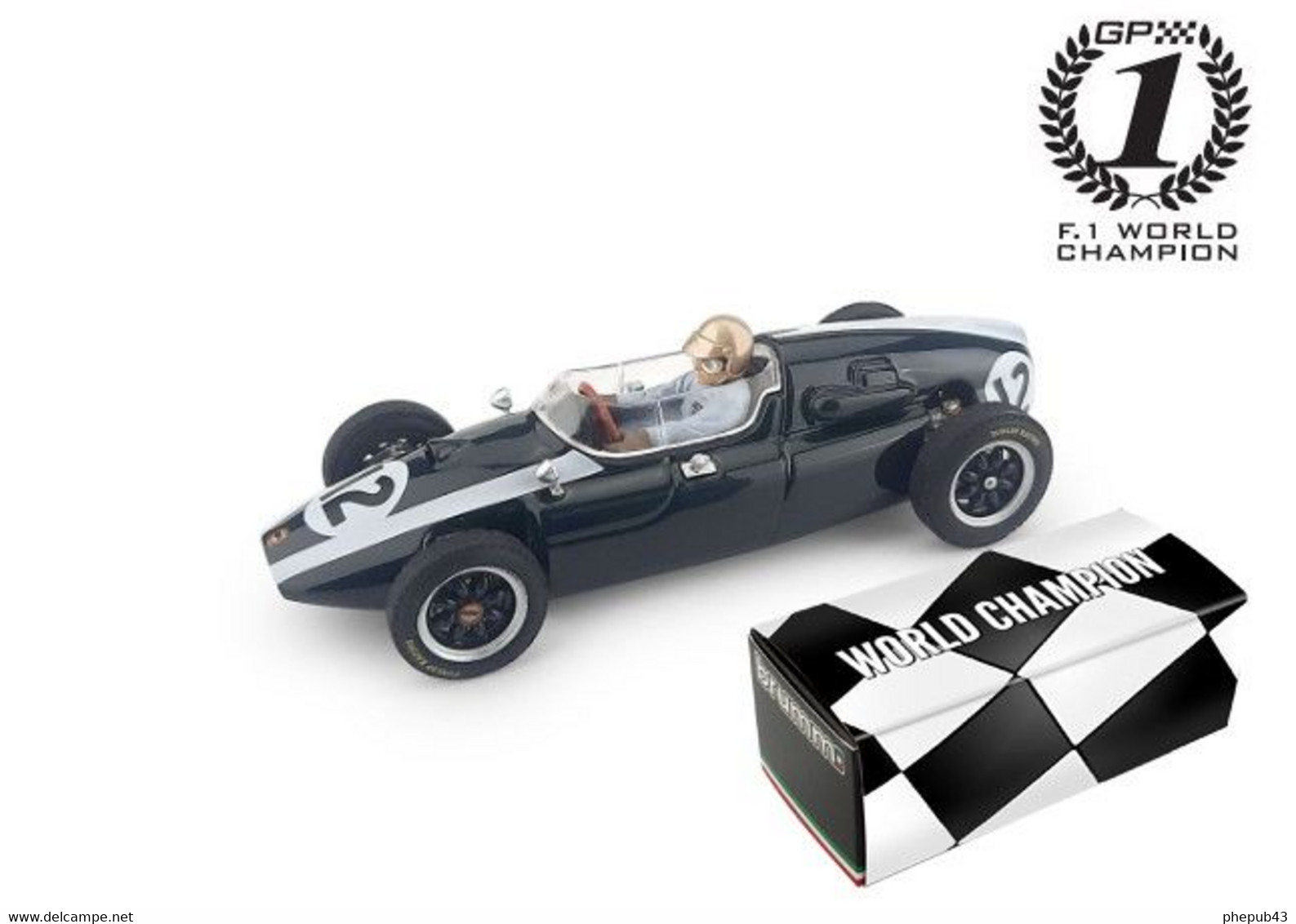 Cooper T51 - Jack Brabham - 1st GP FI G-B 1959 #12 - Brumm (world Champion) - Brumm