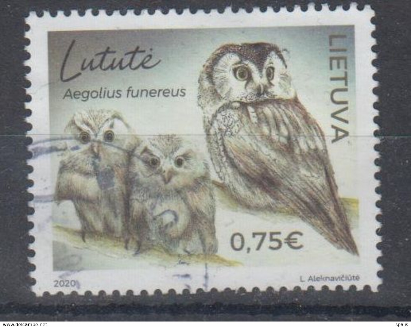 Lithuania 2020 Mi Nr 1323  Used - Lituania