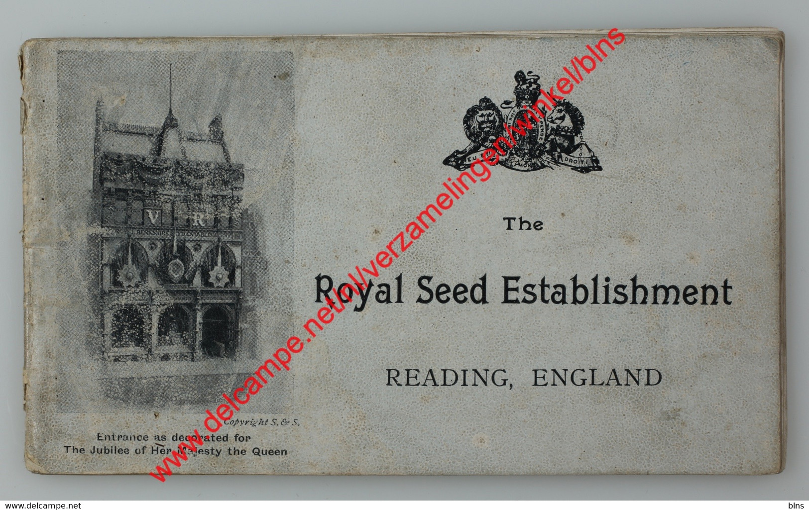 The Royal Seed Establishment Reading - Sutton & Sons - Booklet - Reading