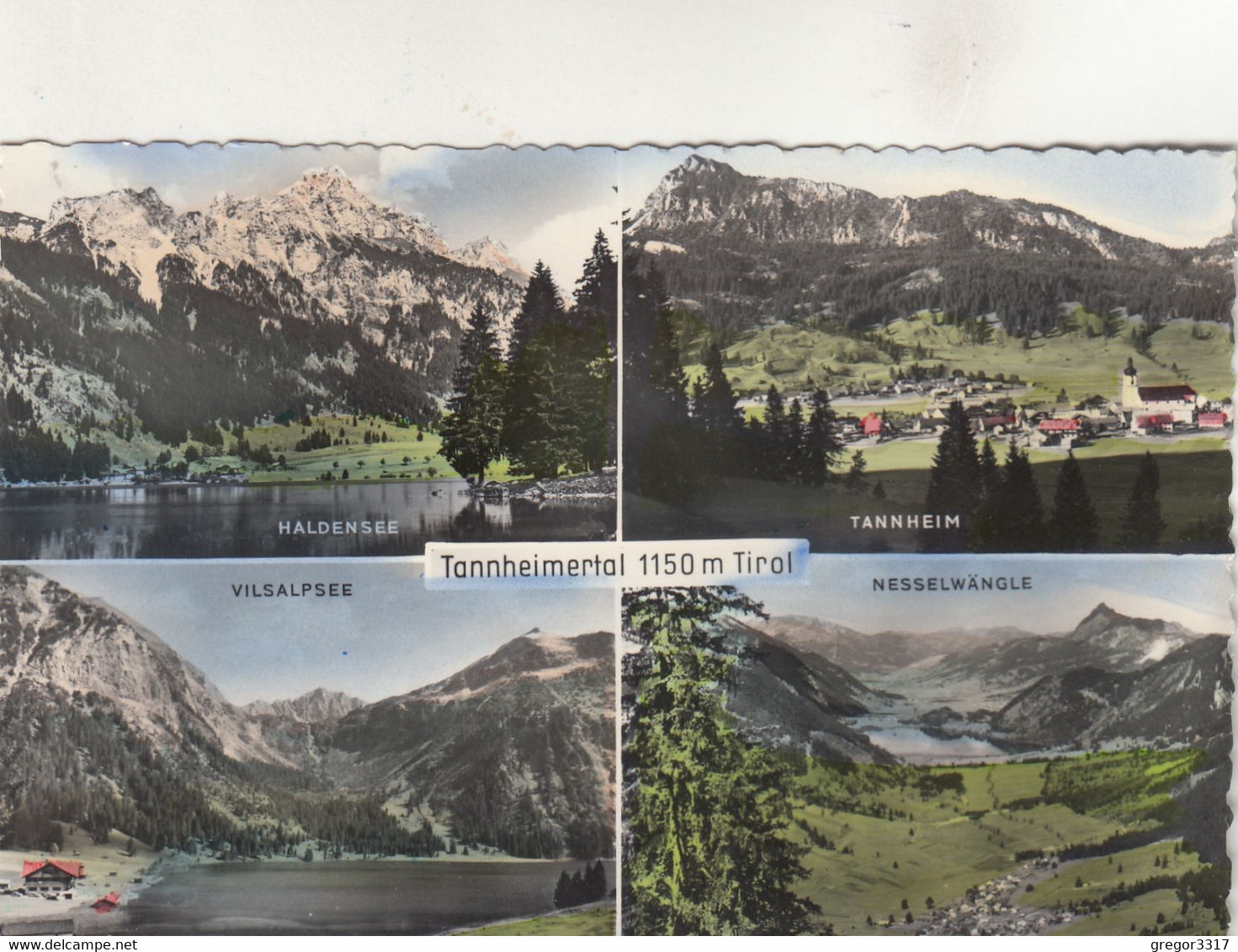 B1226) TANNHEIMERTAL - Tirol - Haldensee Tannheim Vilsalpsee U. NESSELWÄNGLE - Alt - Tannheim