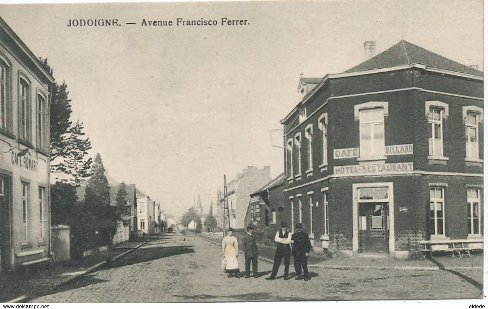 Jodoigne Avenue Francisco Ferrer Assassiné Franc Maçon Libre Penseur Café Billard - Jodoigne