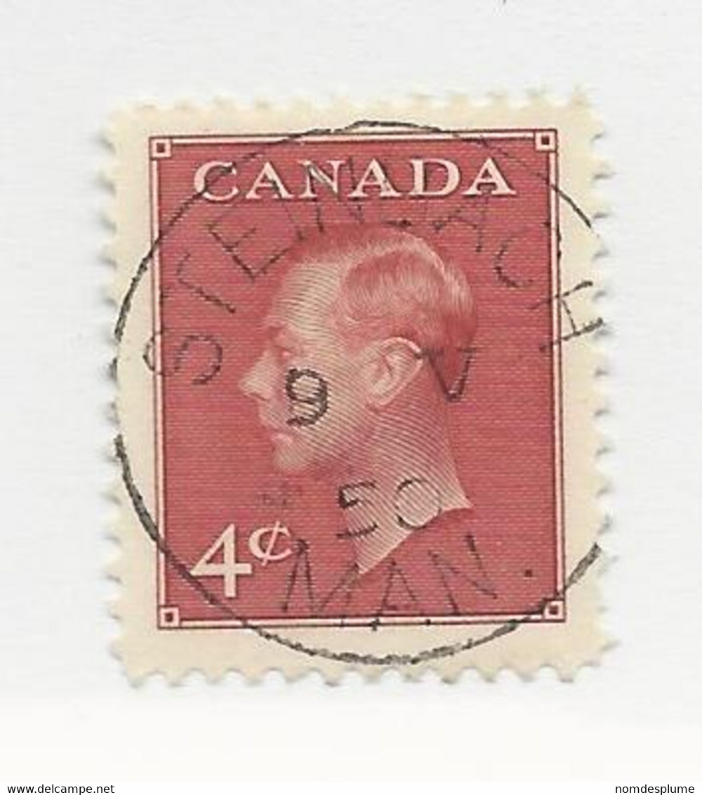 32689) Canada Postmark Cancel Manitoba MB Steinbach - Historia Postale