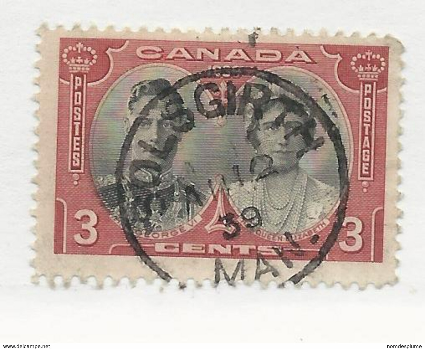 32695) Canada Postmark Cancel Manitoba MB Sols Girth - Historia Postale